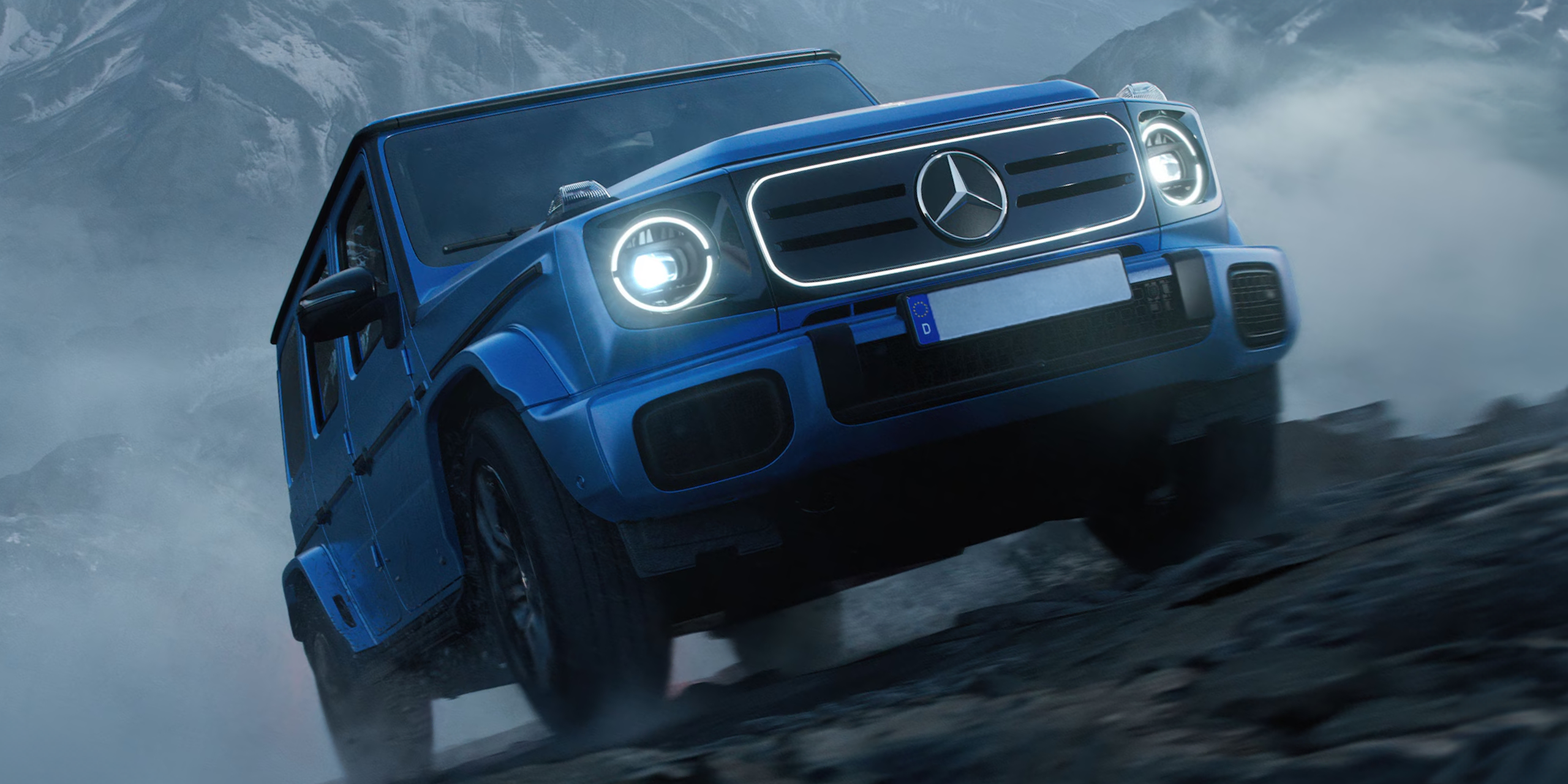 Futuristic Electric Mercedes-Benz